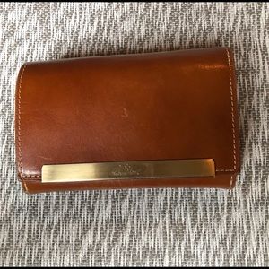 Patricia Nash Leather Wallet With Zipper Pockets & Lots Of Space